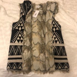 MissMe Vintage Fur Vest